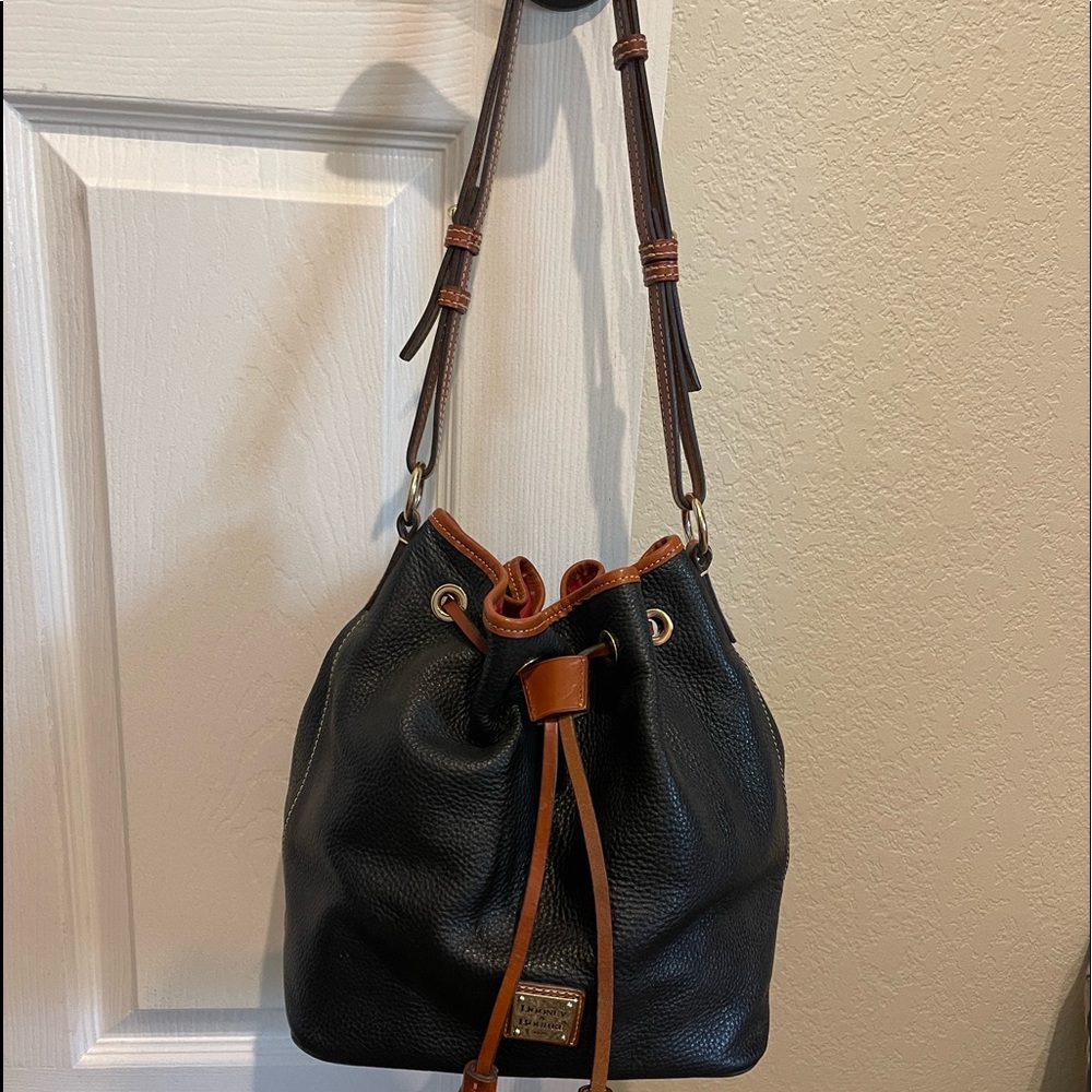 Dooney & Bourke Black Pebble Hobo Bag